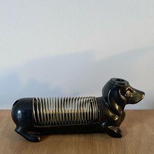 VTG Dachshund Ceramic Letter and Pencil Holder (1950s) 🐶